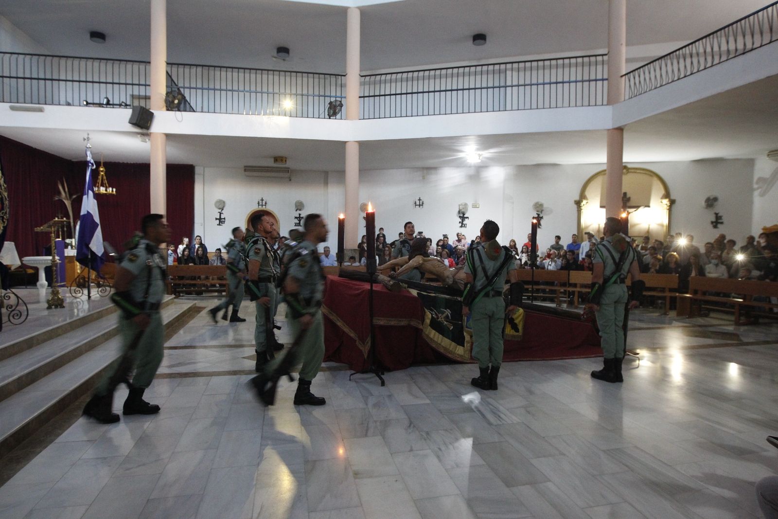 Custodia del Cristo de la Buena Muerte de La Legión. Semana Santa 2019. El Parador