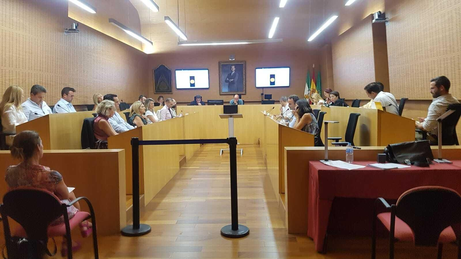 Un momento del Pleno Ordinario celebrado en la tarde noche de este miércoles.