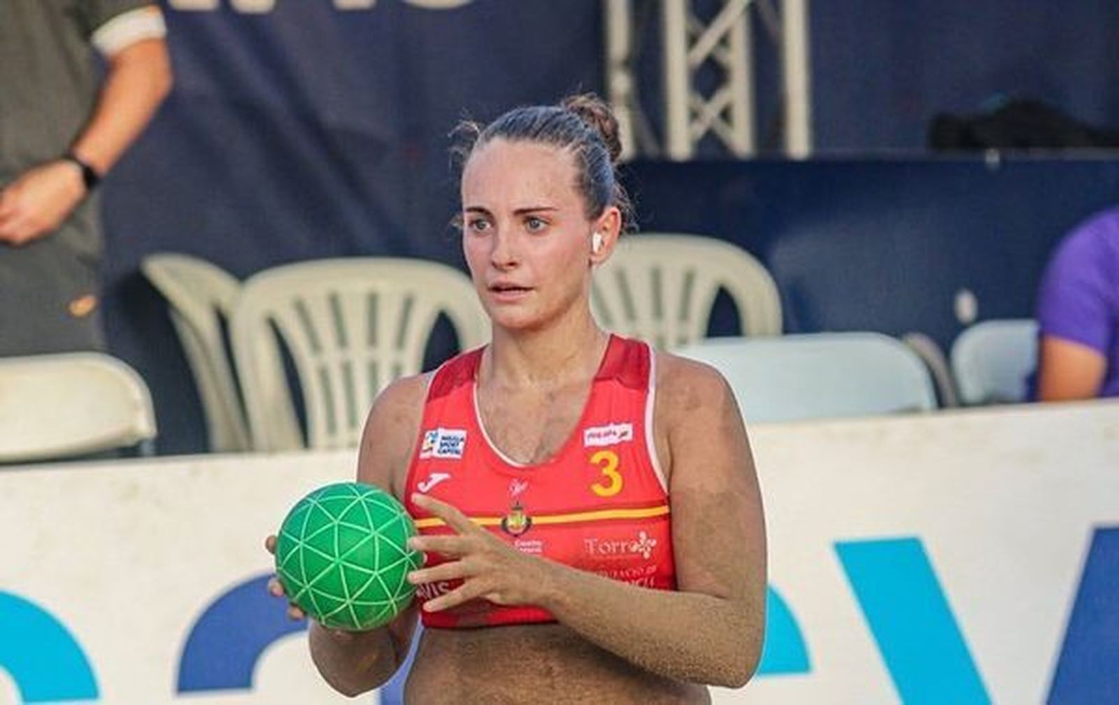 La balonmanista algecireña Laura Pérez
