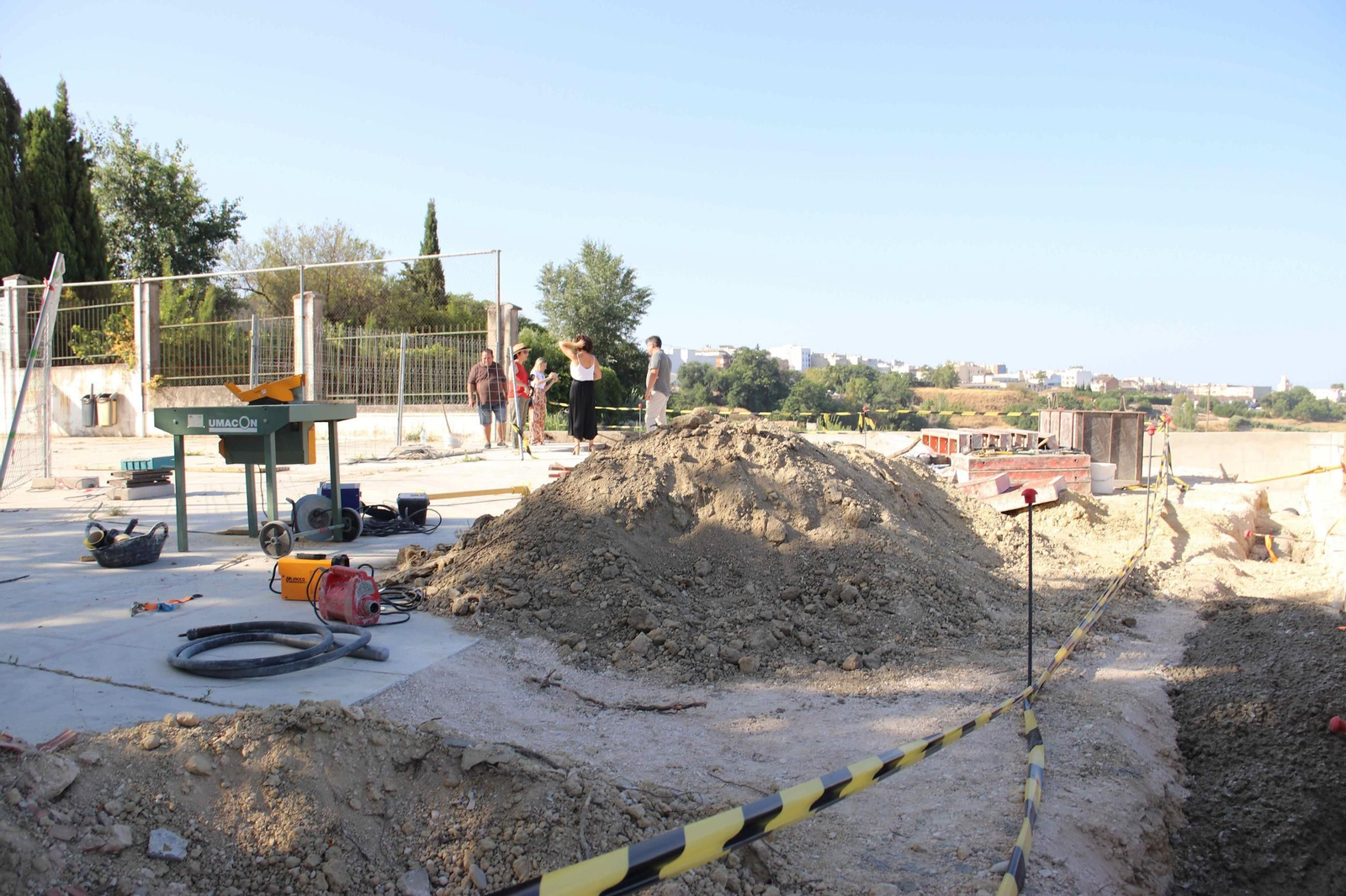 Obras en el colegio San José de Montilla