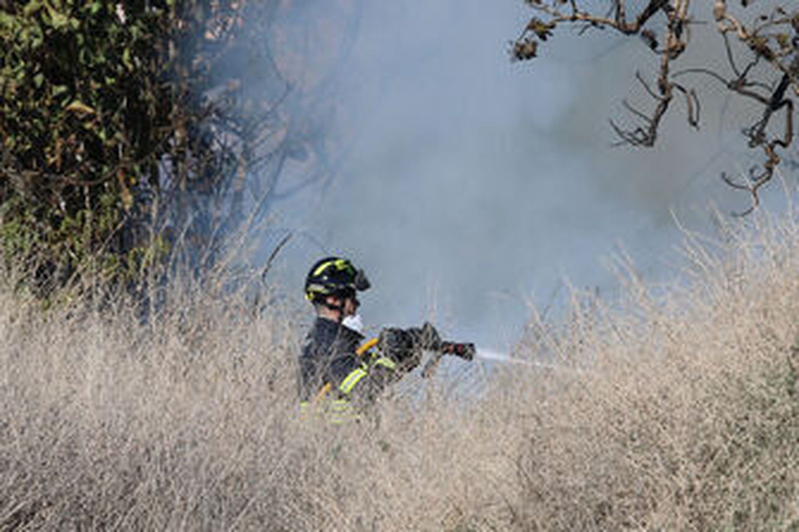 Declarado un incendio en Gorafe, provincia de Granada