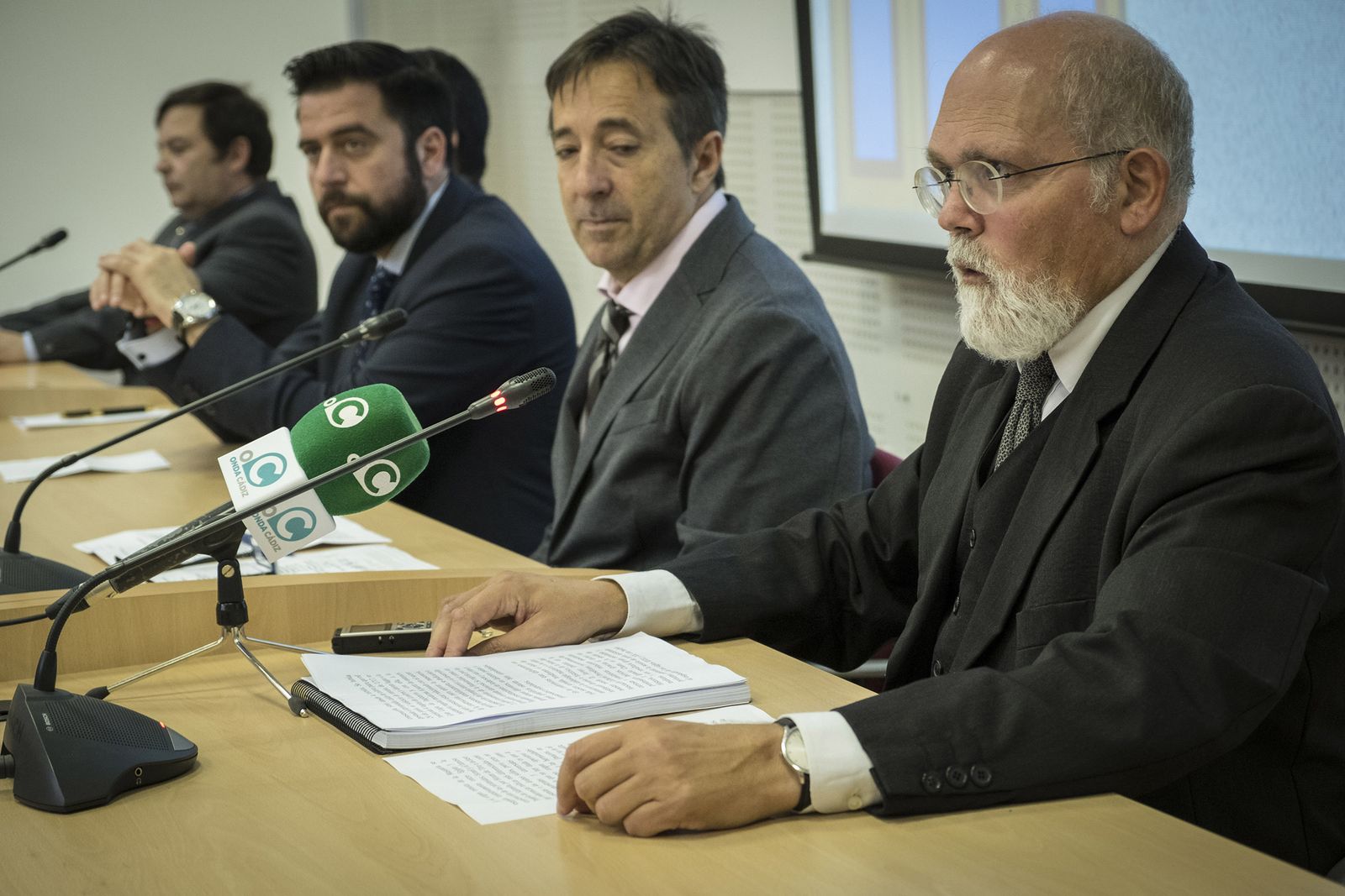 Un momento de la inauguración de la jornada, que se celebró en la UCA.