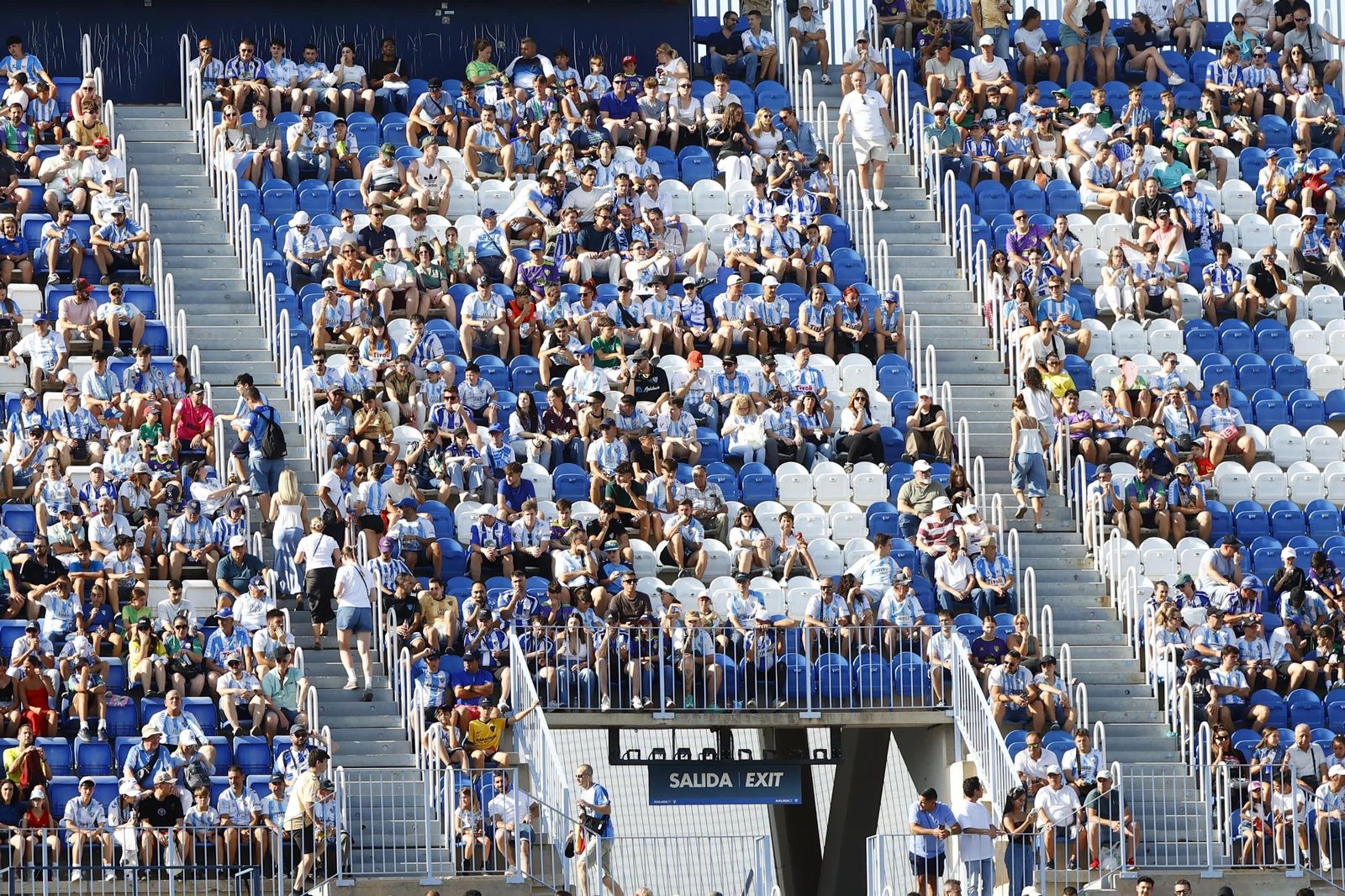 Búscate en las gradas de La Rosaleda en el Málaga CF-Burgos