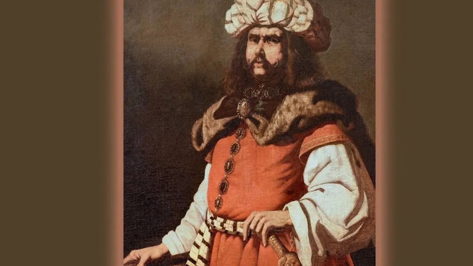 Retrato de Almanzor realizado por Zurbarán.