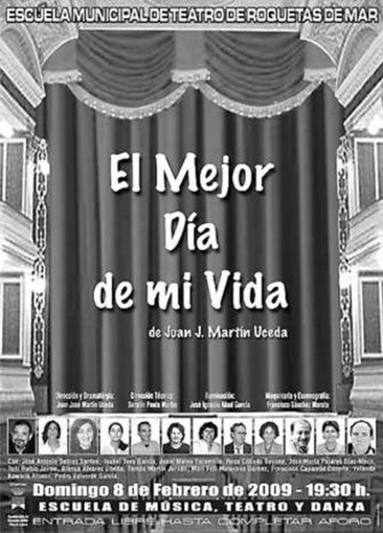Cartel de la obra.