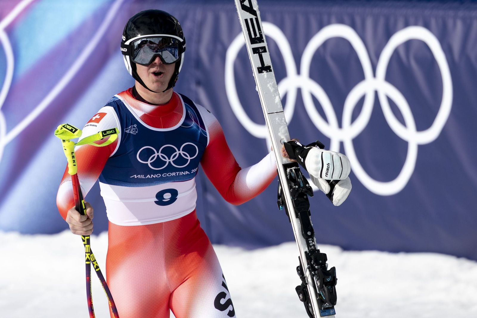 Las espectaculares fotos del descenso masculino en los Juegos Olímpicos de invierno