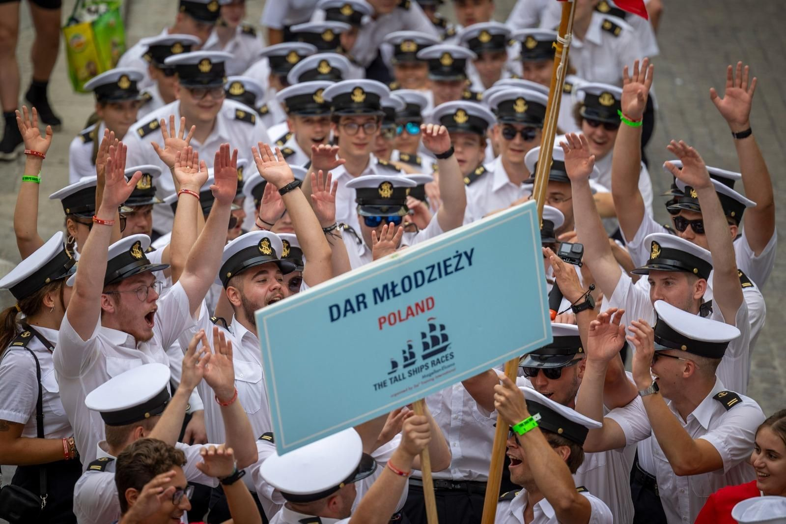 Las imágenes del desfile de tripulantes de la Gran Regata 2023 de Cádiz