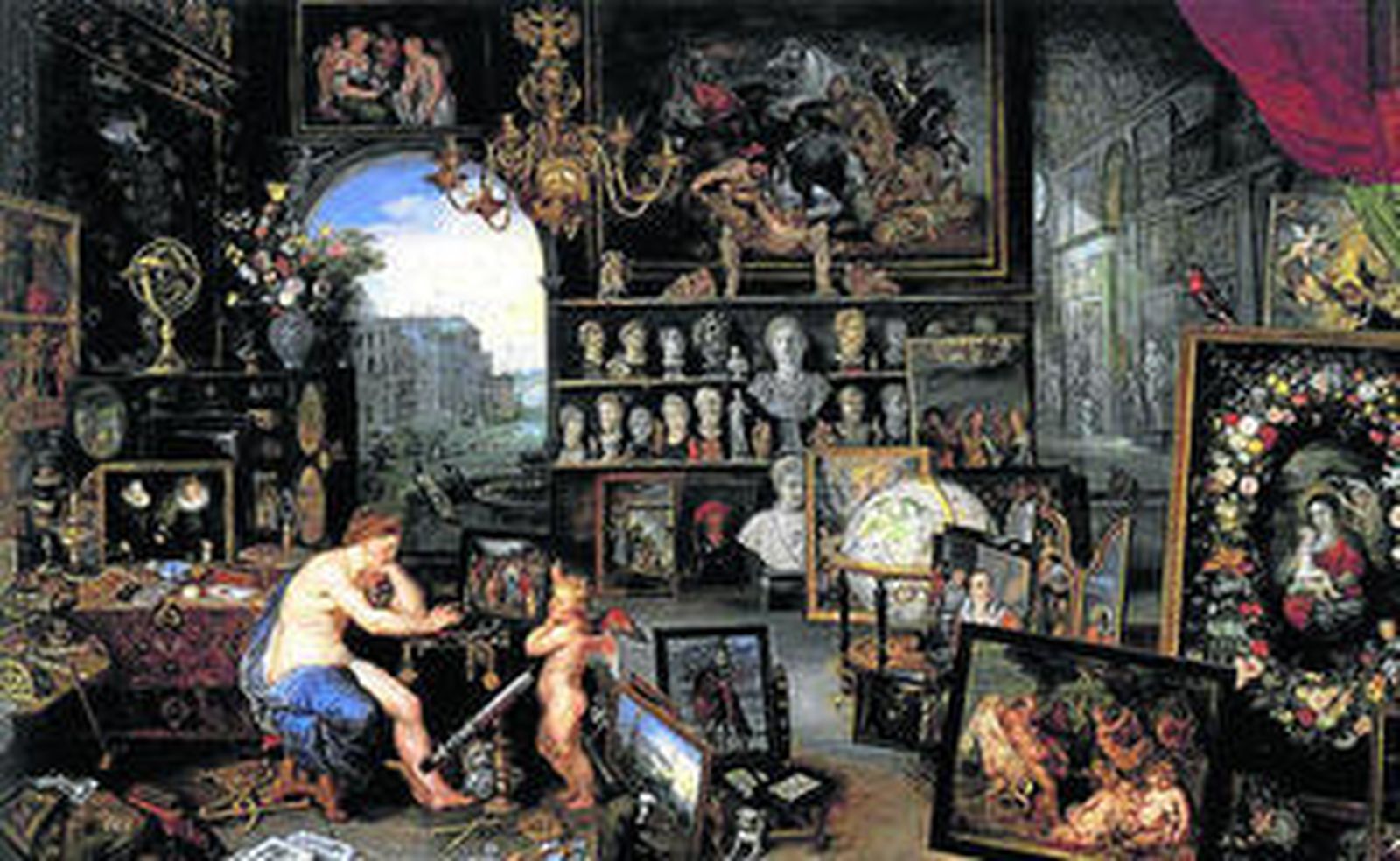 'La vista y el olfato', de Jan Brueghel El viejo.