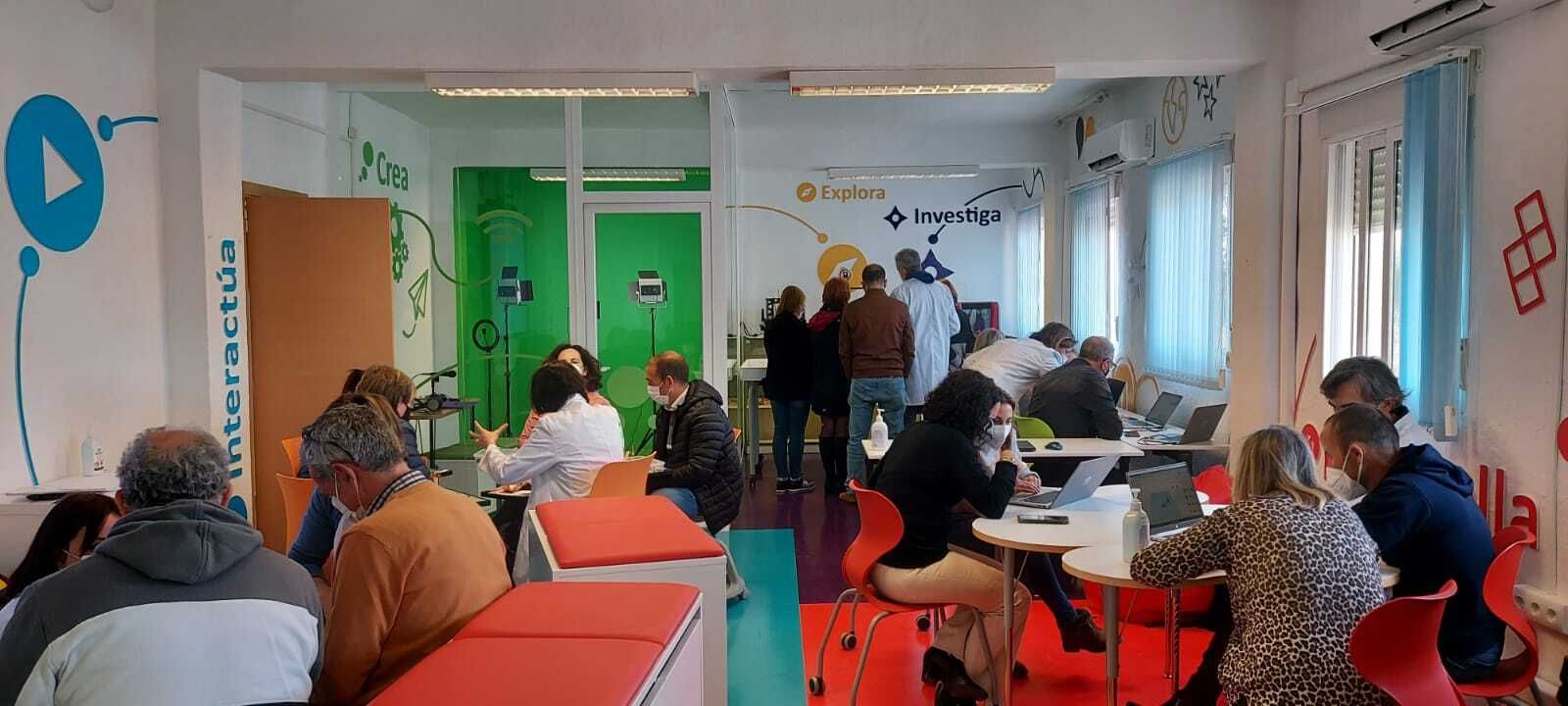 Aula del Futuro en el Centro del Profesorado de Aracena.