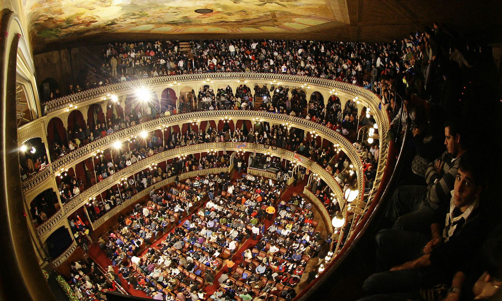 Ambiente en una final del Falla.
