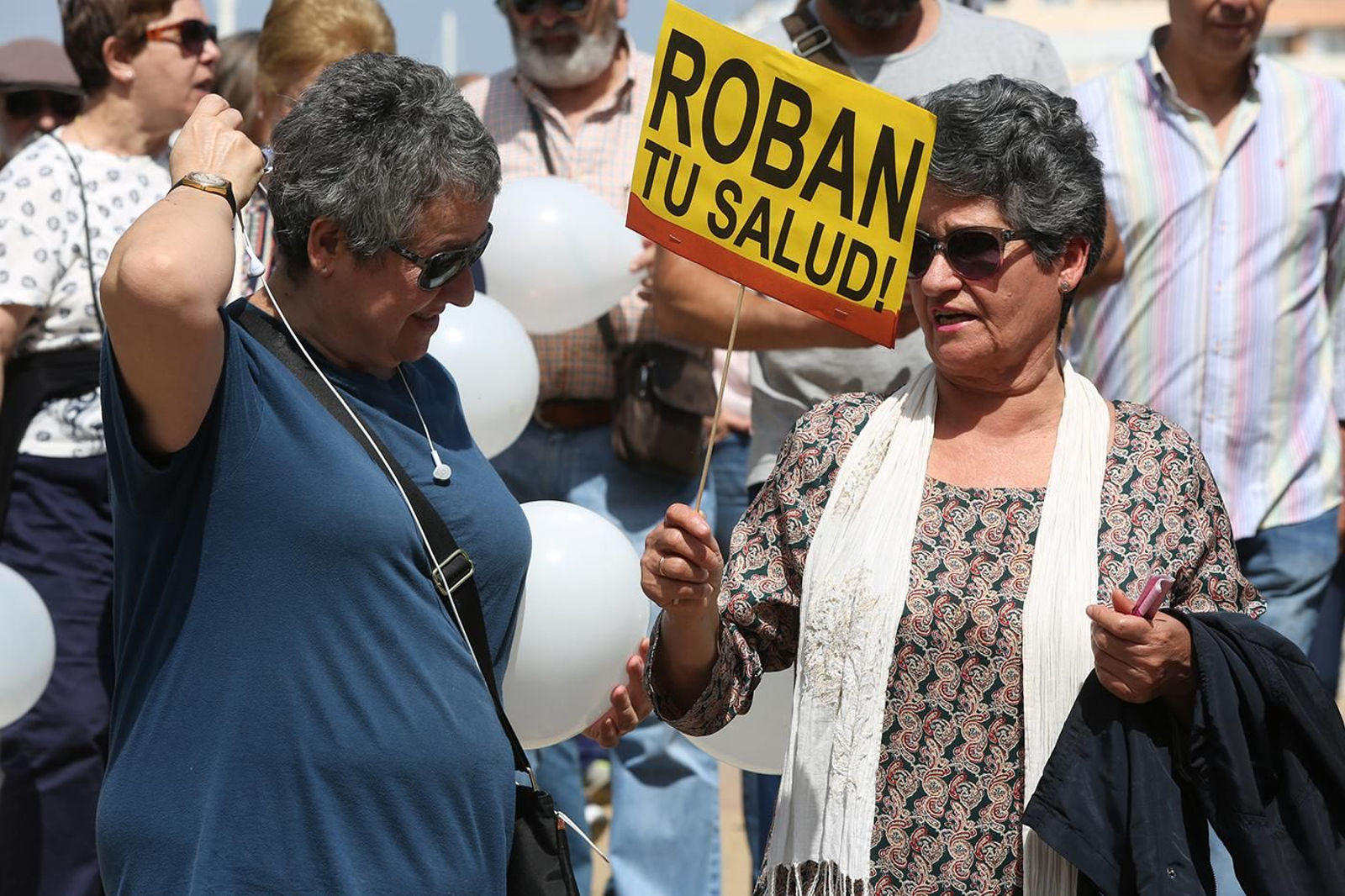 Las Imágenes de la Manifestación por una Sanidad Digna