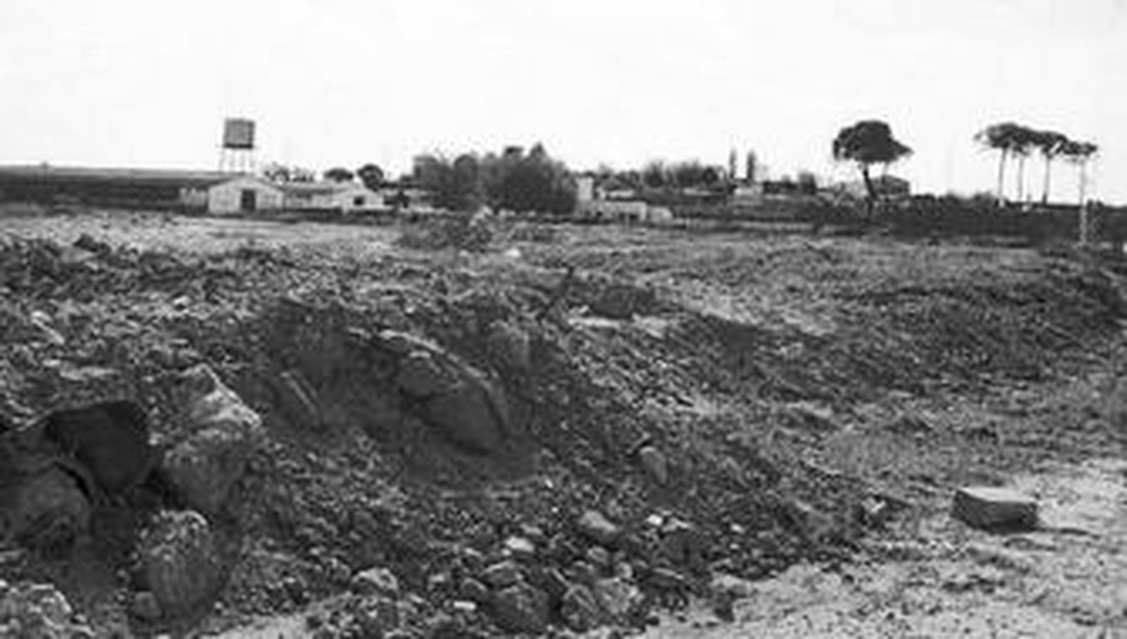 Unos terrenos rústicos que fueron parcelados recientemente y cuyos propietarios fueron multados.