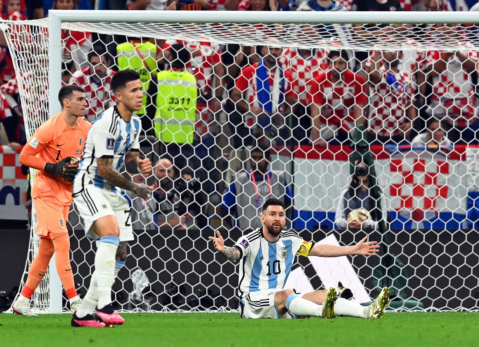 Las fotos de Messi contra Croacia