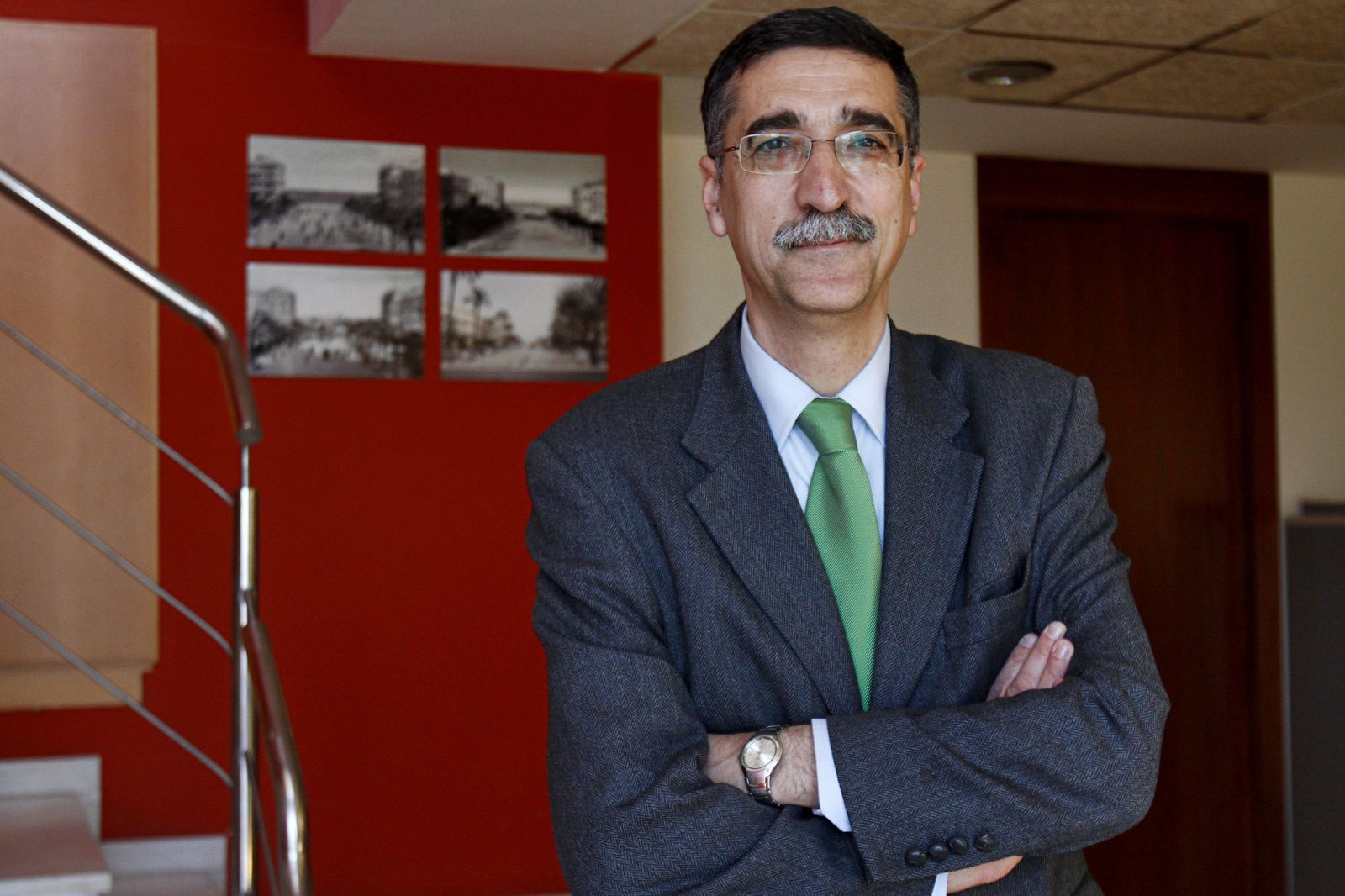 Juan Manzorro en las instalaciones de Diario de Cádiz.