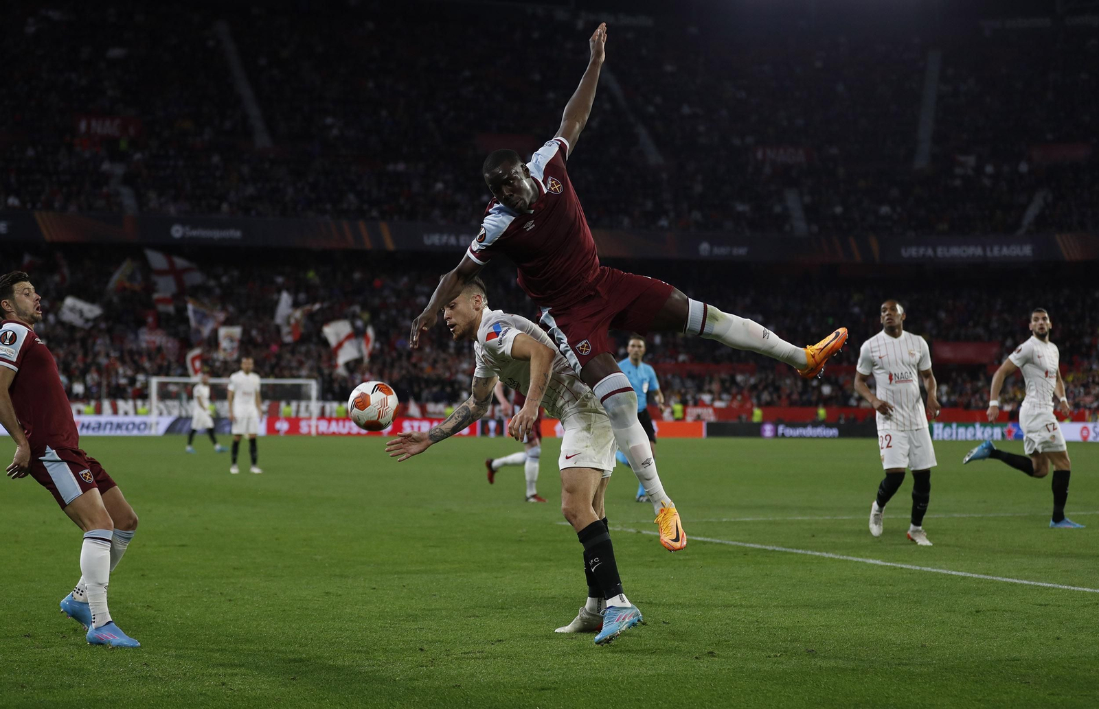 Las imágenes del Sevilla-West Ham