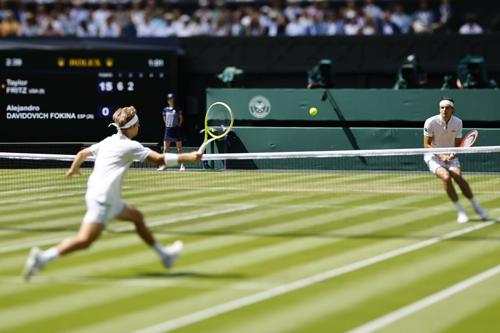 Wimbledon: Davidovich cae ante Fritz en cuatro sets