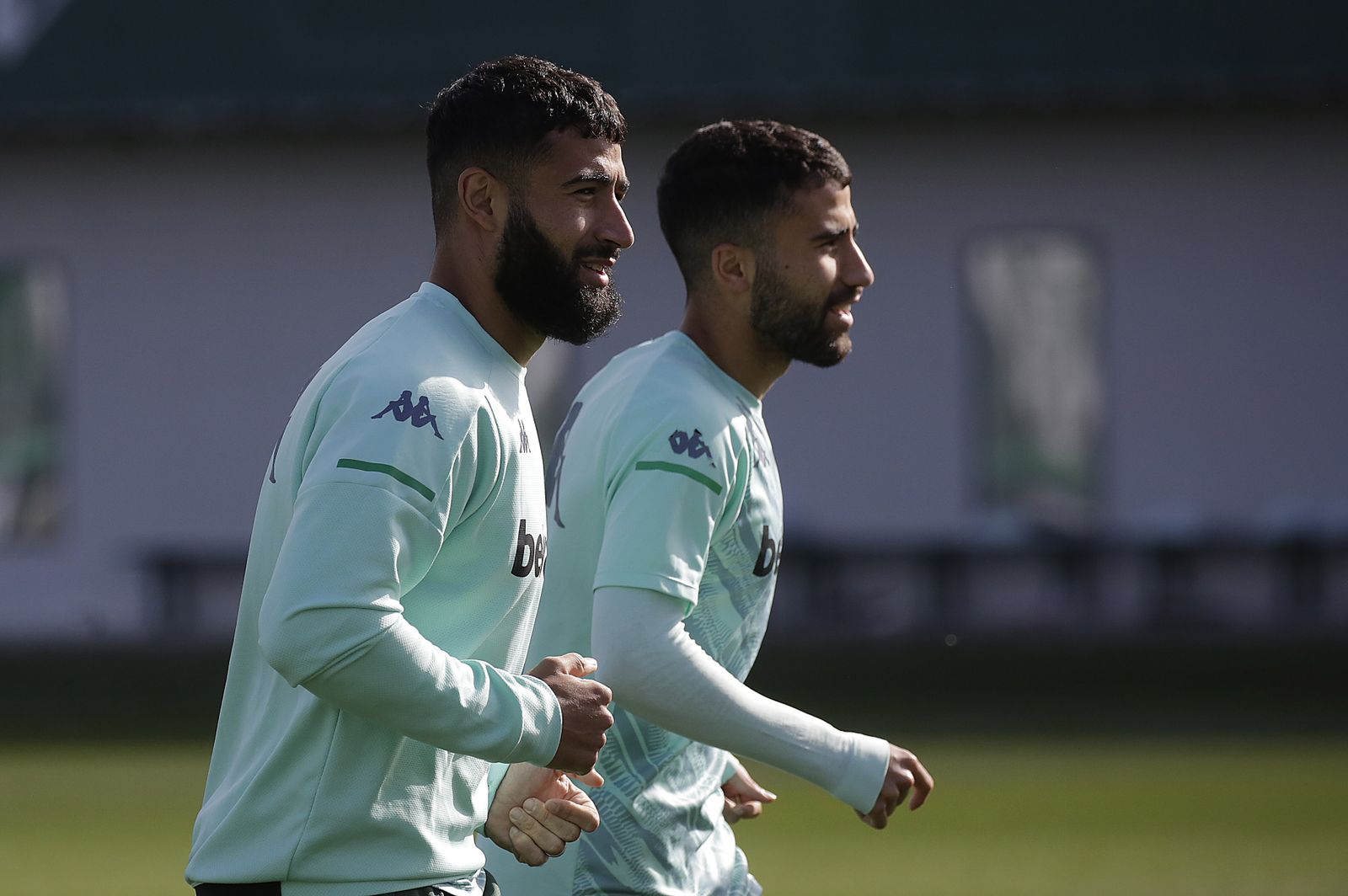 Nabil Fekir, junto a su hermano Yassin.