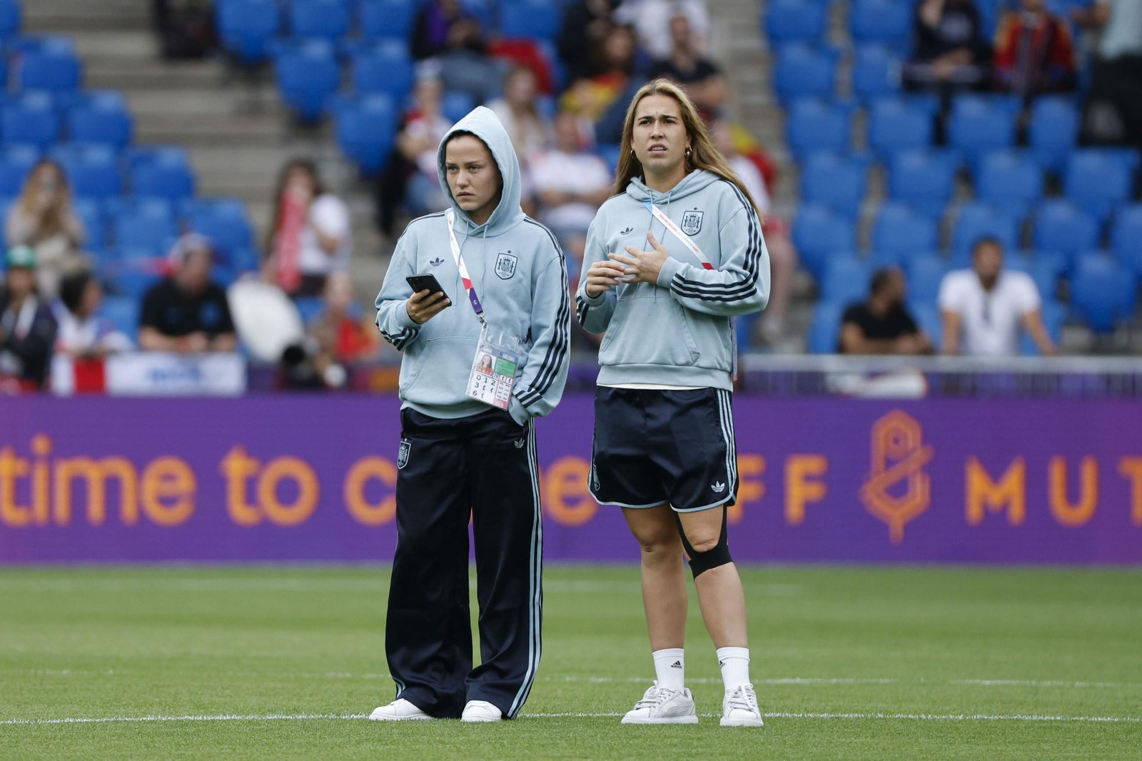 Las mejores imágenes de la final España - Inglaterra de la Eurocopa femenina