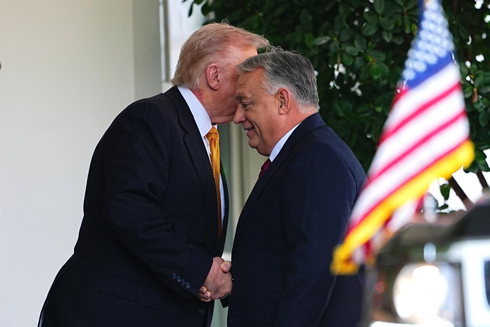 Trump y Orban, en la Casa Blanca este viernes.