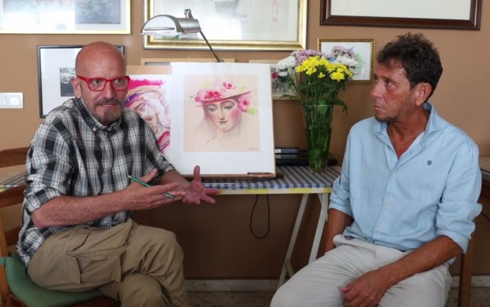 David y Francisco, miembros del taller DAROAL