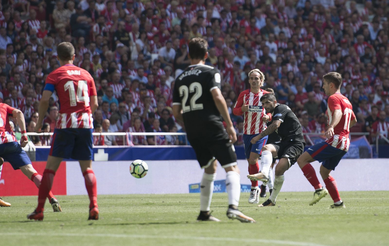El Atlético de Madrid-Sevilla, en imágenes