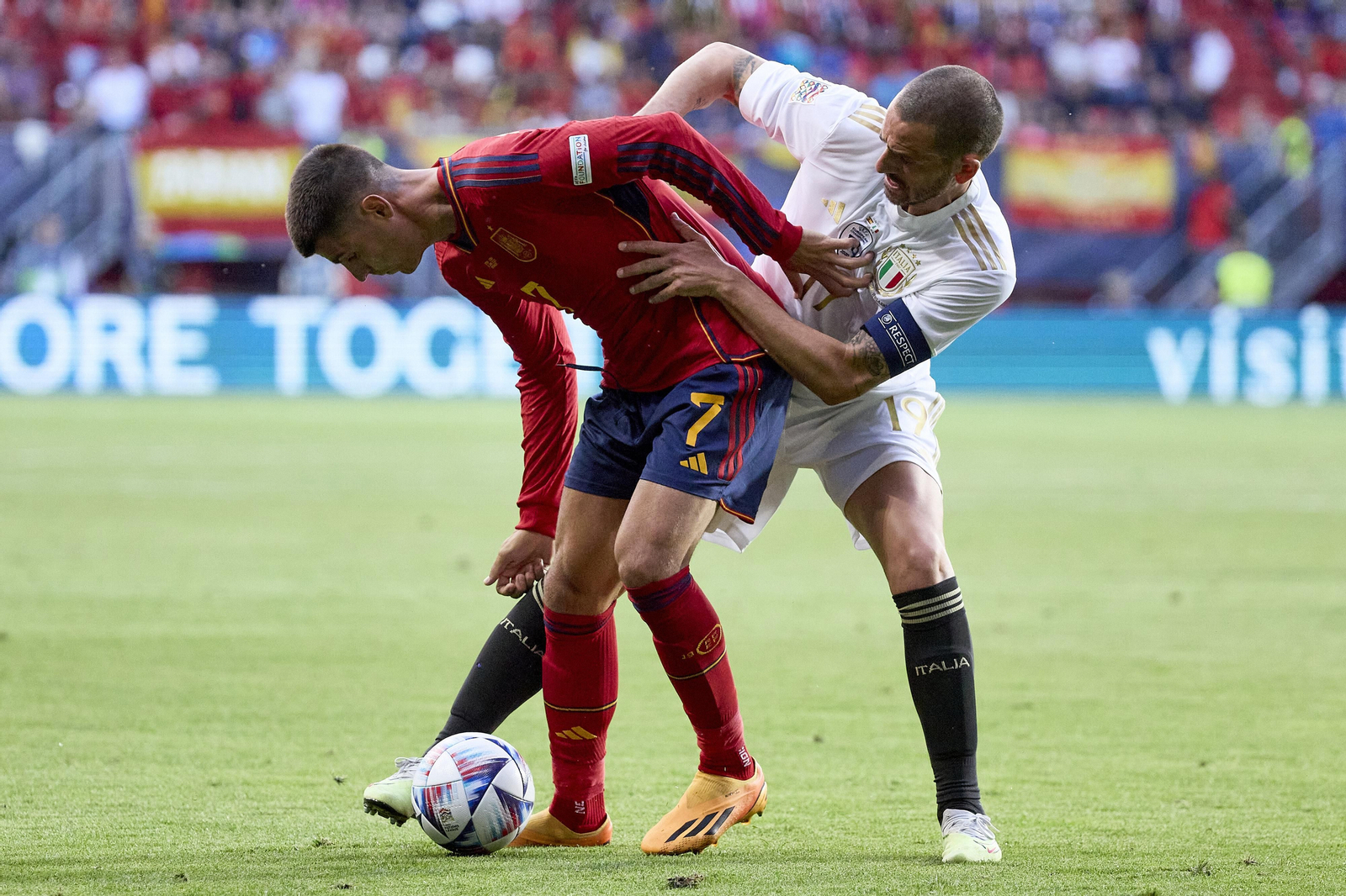 Las fotos del España - Italia