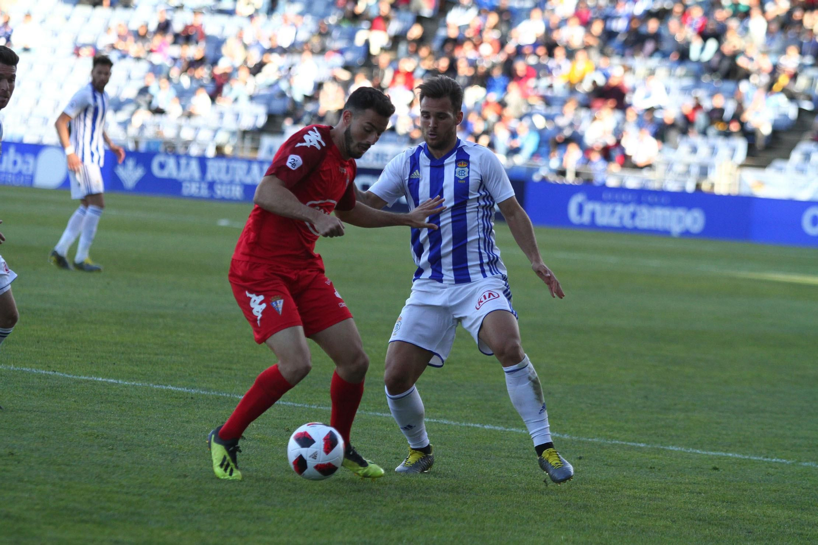 Imágenes del encuentro entre el Recreativo de Huelva y el San Fernando