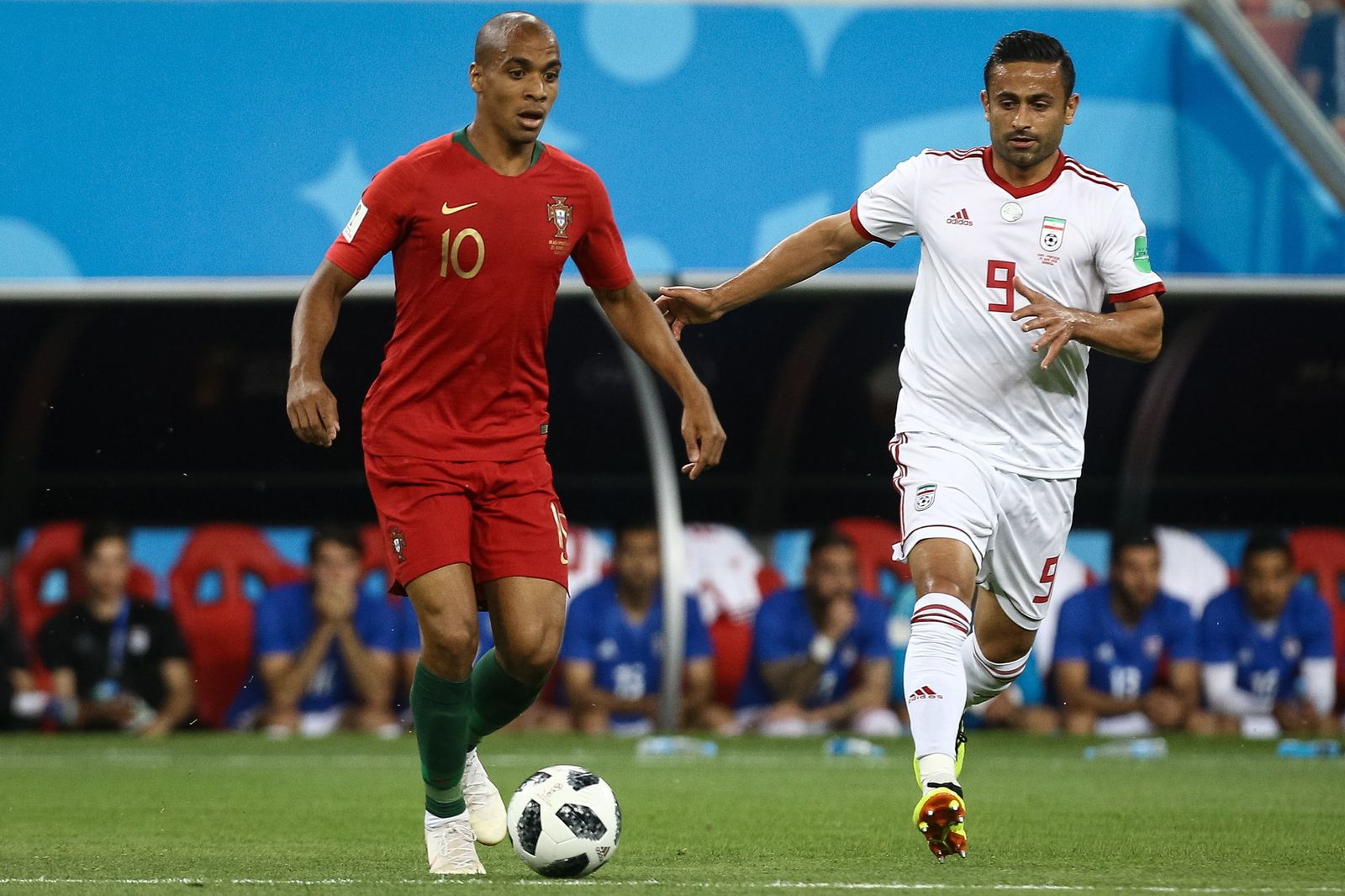 Las imágenes del Irán-Portugal