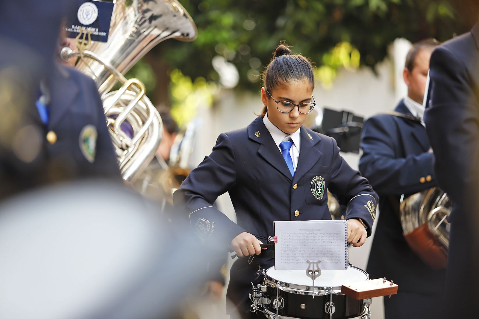 Imágenes del Sagrado corazón de Jesús en procesión por las calles del centro