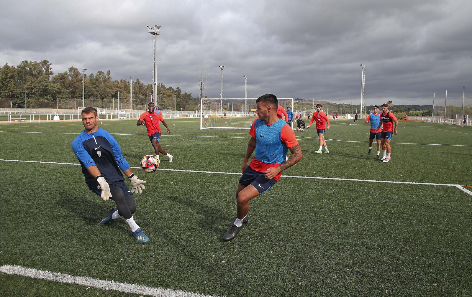 Fotos del entrenamiento del Algeciras CF en La Menacha