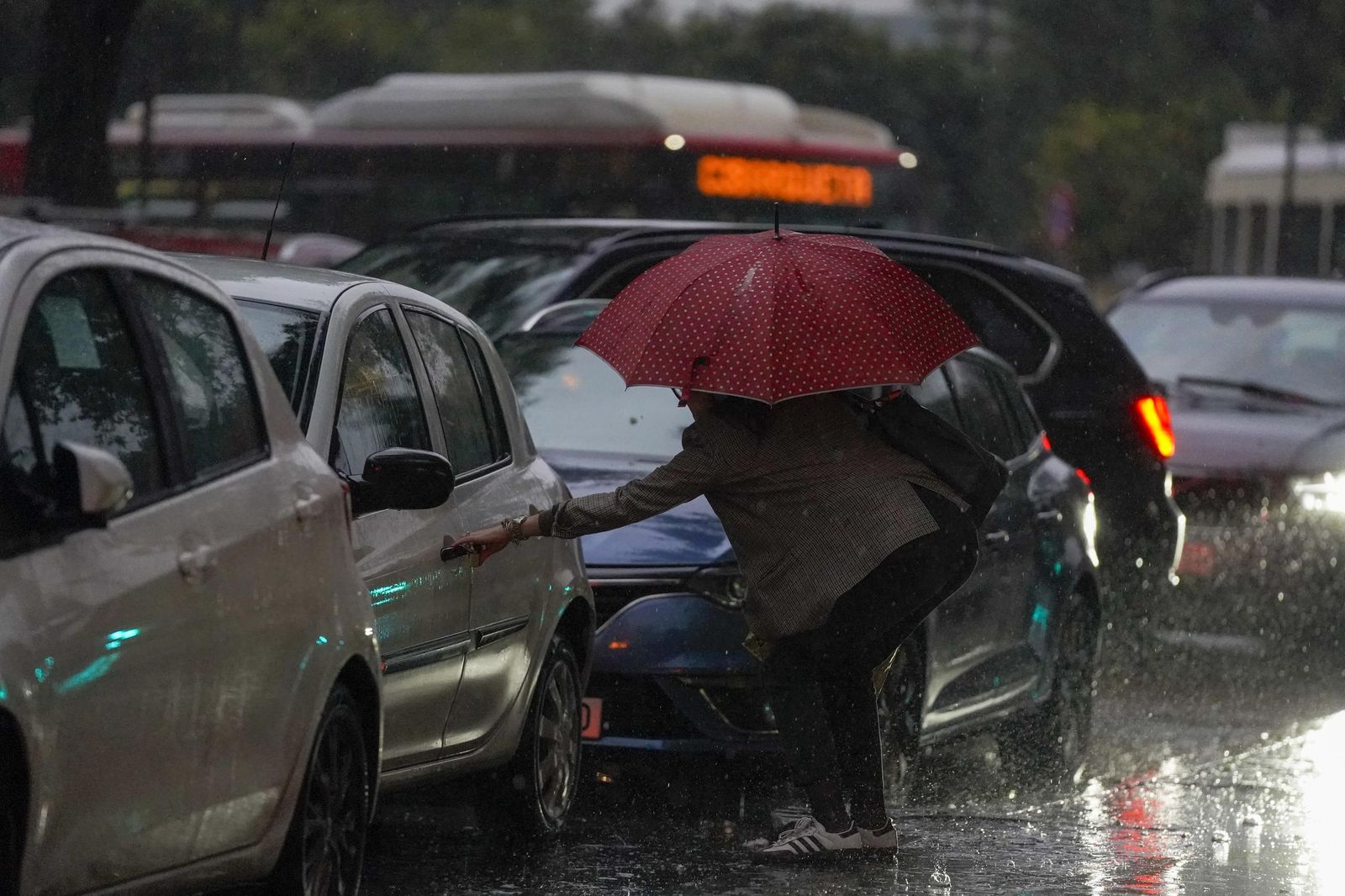 Viernes de lluvia intensa en Sevilla