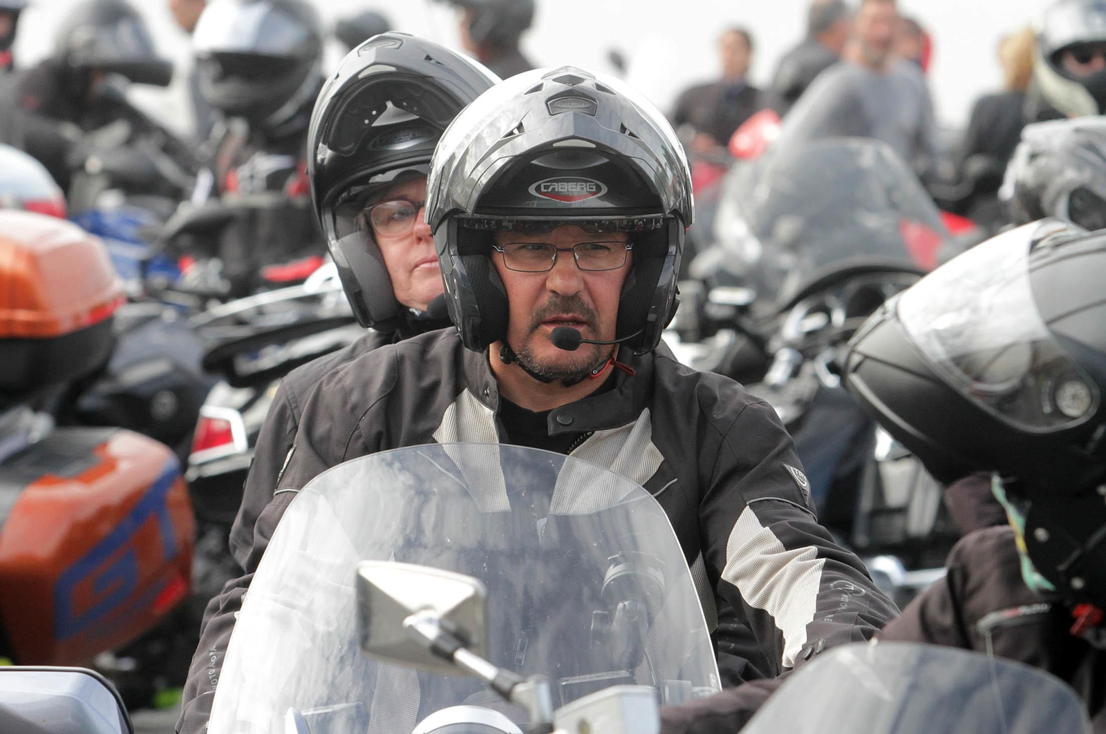 Imágenes  de la II Ruta Solidaria en Moto organizada por CSIF en beneficio de Cruz Roja