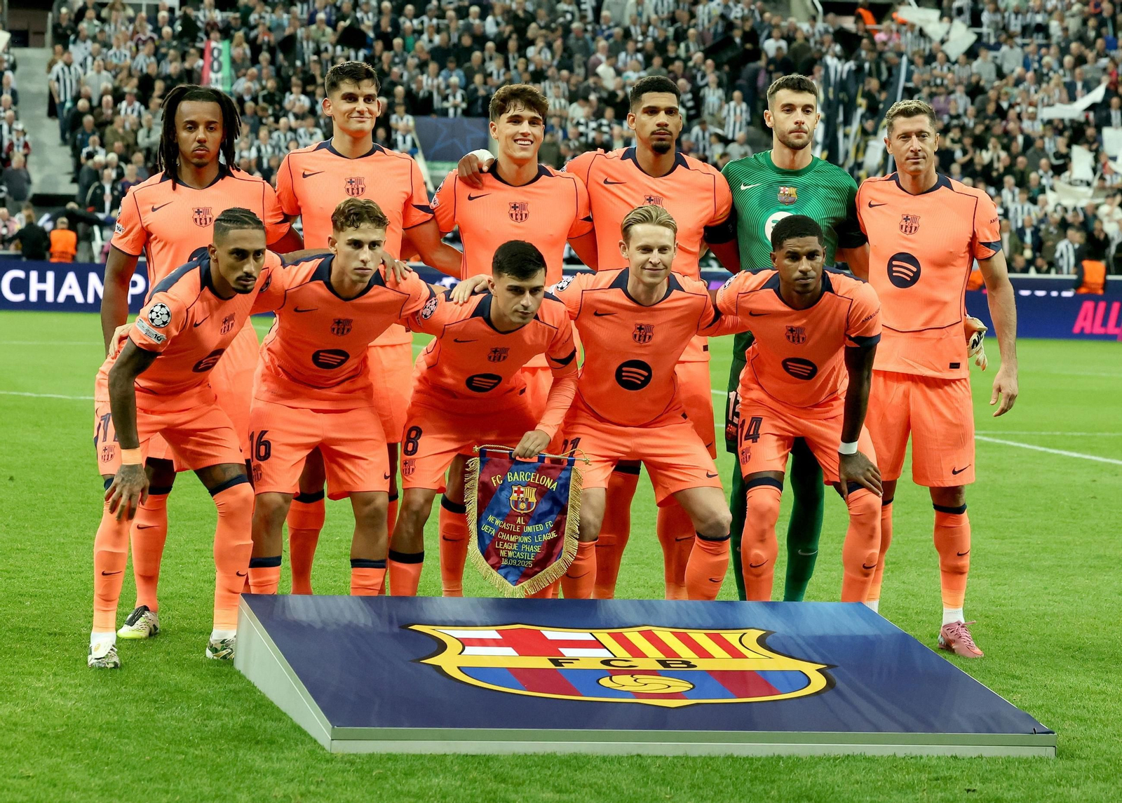 Las fotos del Newcastle - Barcelona