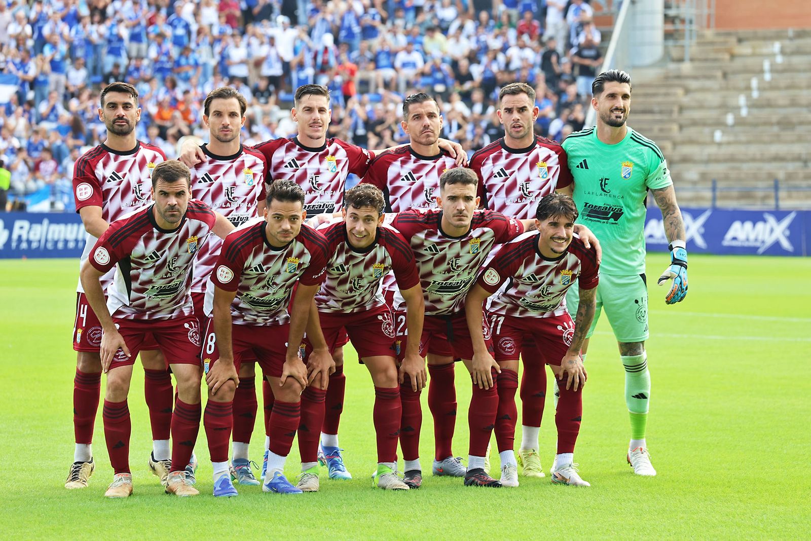 Una de las formaciones del Xerez CD esta temporada.