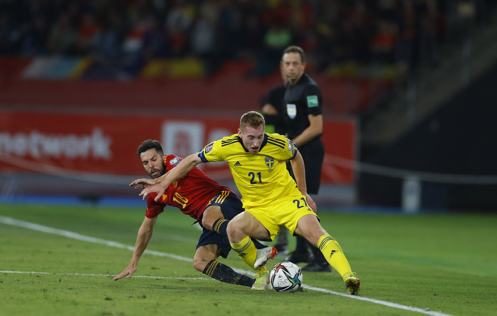 Las imágenes del España-Suecia