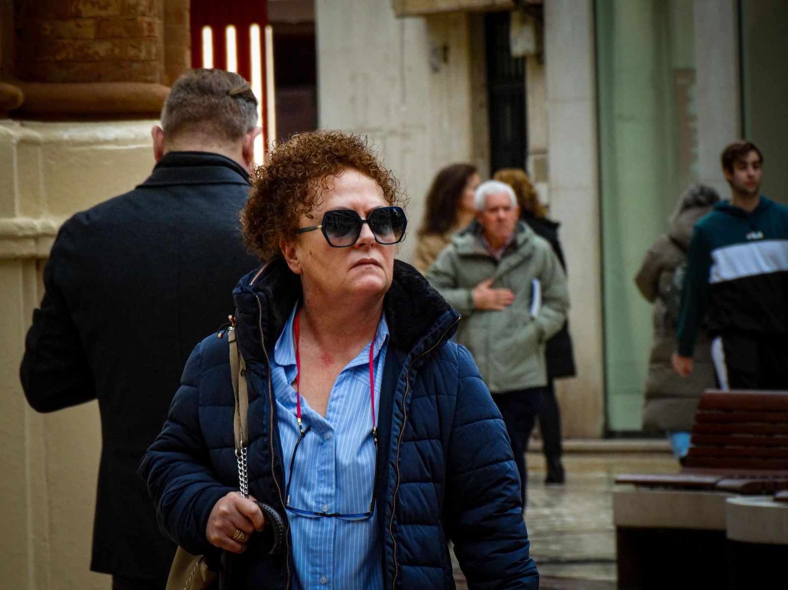 Fotografías del ambiente en la ciudad durante la mañana del lunes