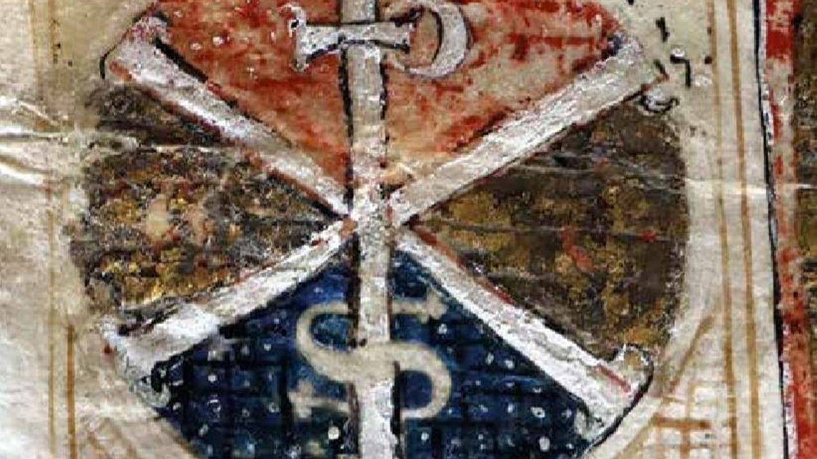 Crismón trinitario del privilegio de Fernando IV. Crismón trinitario del privilegio de Fernando IV.