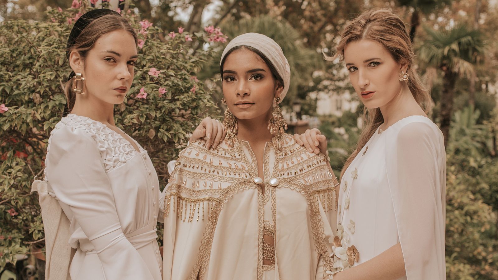 Diseños de Macarena Ferfiguer, María Amador y Emedé, ganadoras del pasado Certamen de Moda Nupcial Novia del Sur 2017