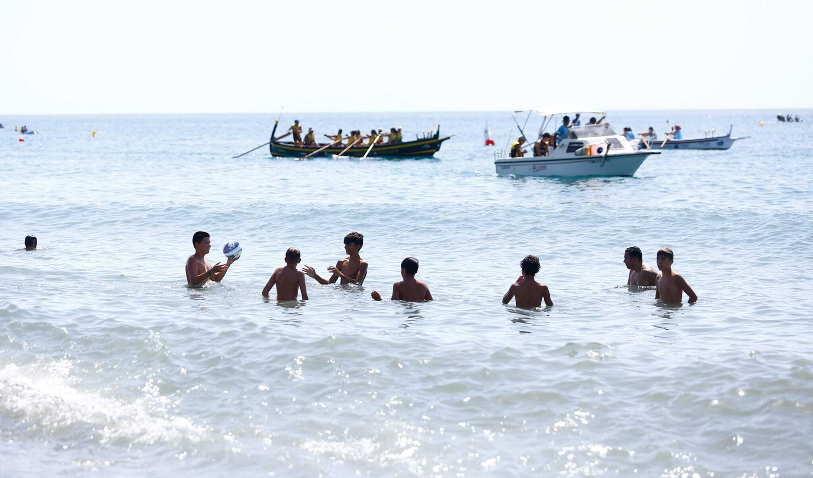Último domingo de agosto en las playas de Málaga (fotos)