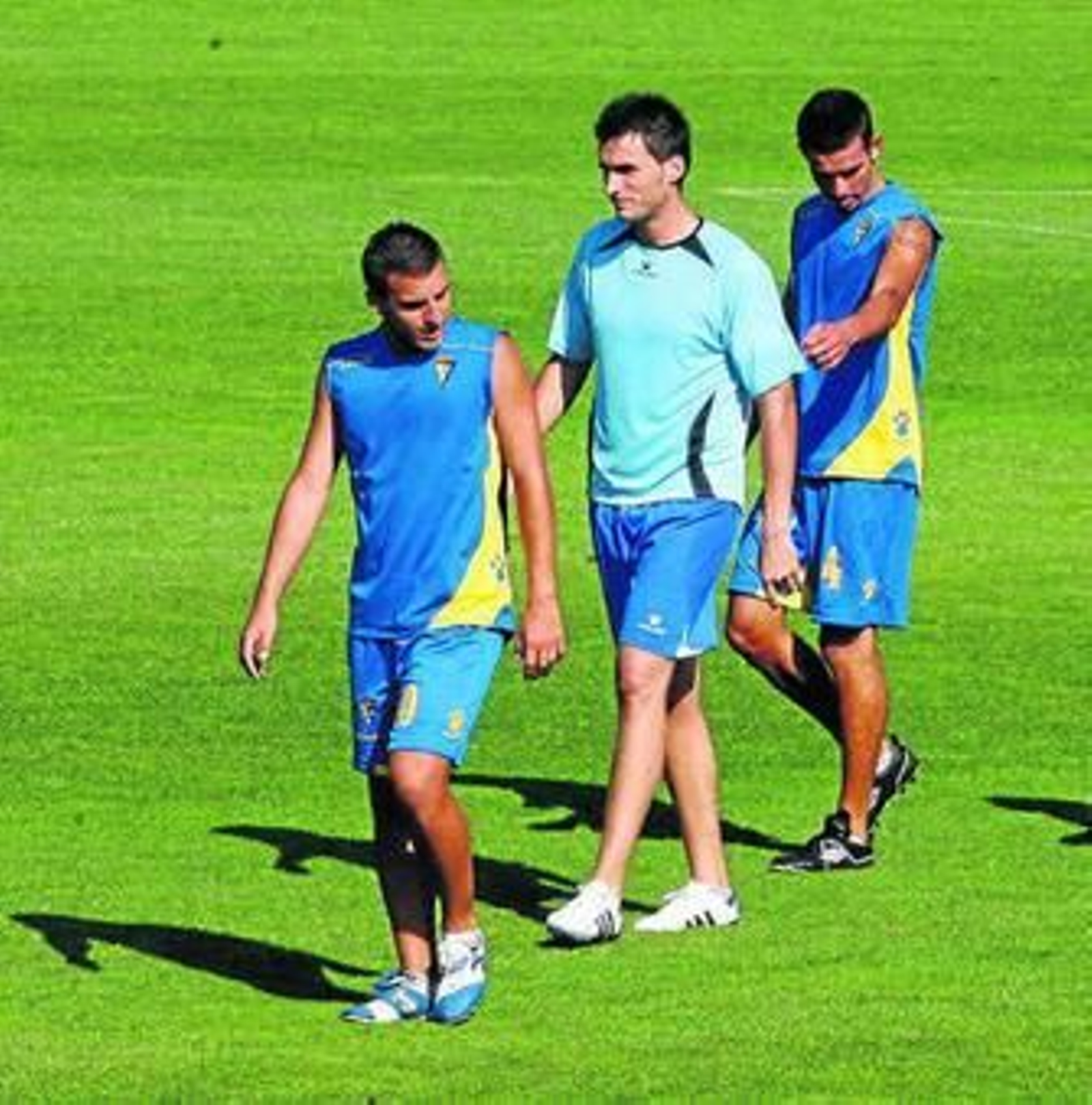 Fran Cortés (i) y José Miguel Caballero (d), en el Rosal.
