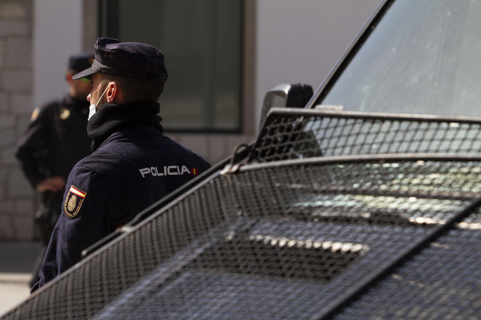 Agentes de la Policía Nacional.