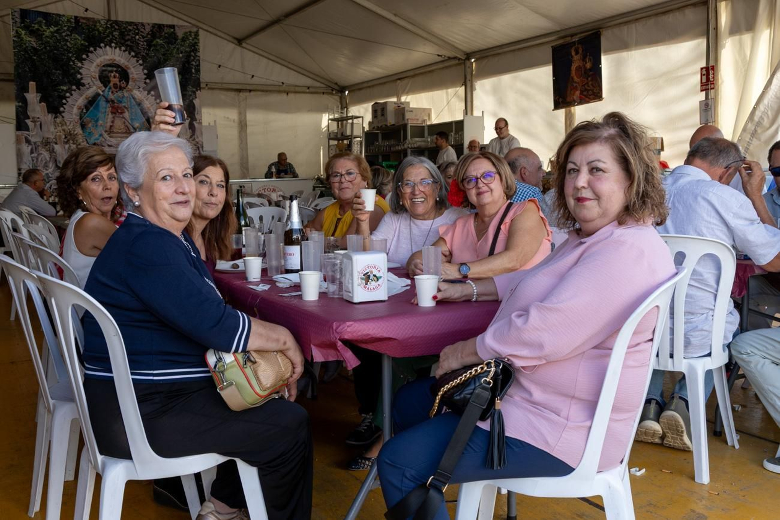 Las comidas de empresa se suceden en la Feria de San Lucas