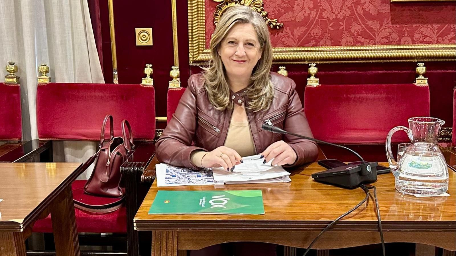 Beatriz Sánchez Agustino, portavoz de Vox en el Ayuntamiento de Granada