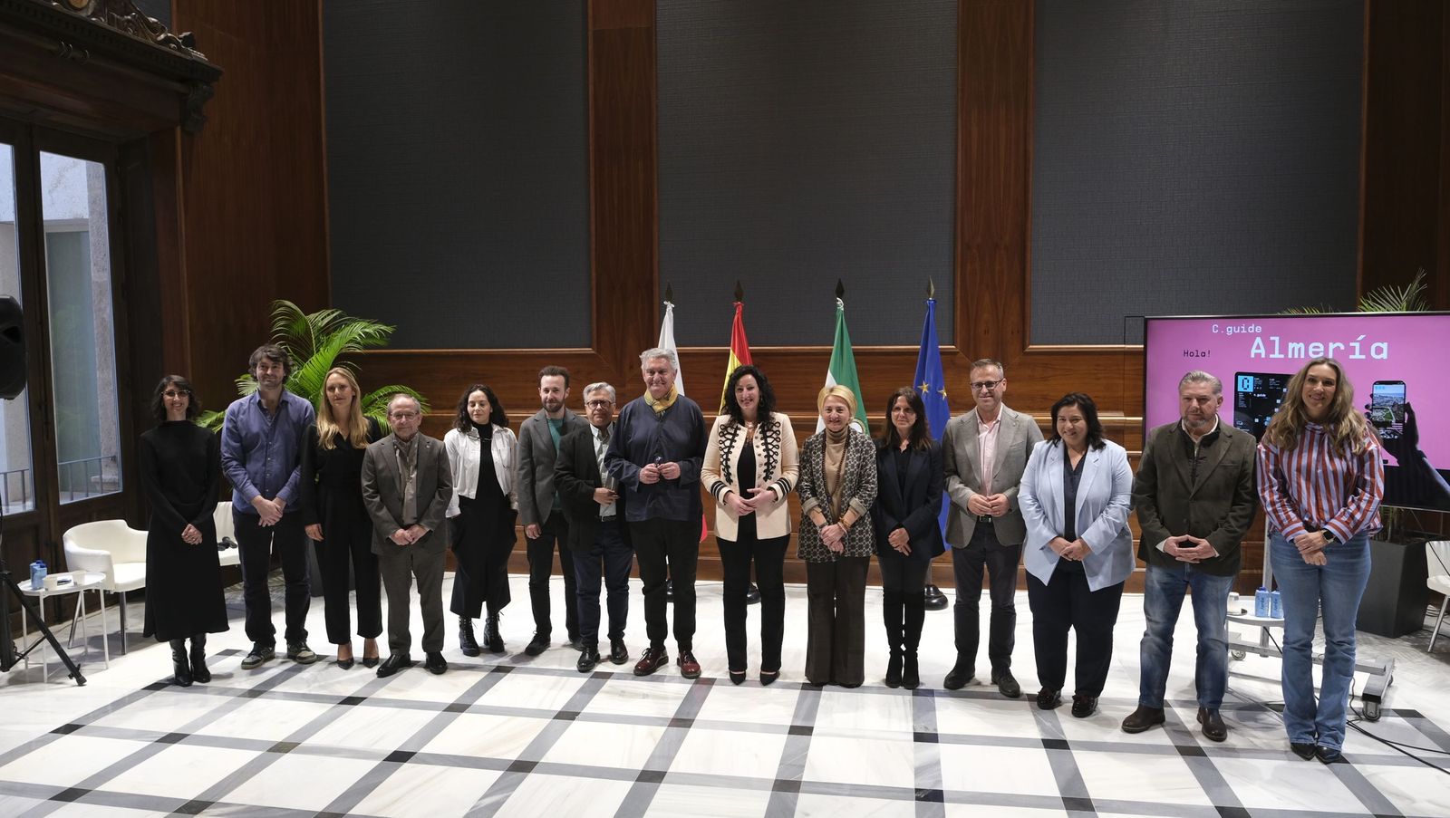 Acto donde se dio cuenta de la incorporación de Almería a la guía global de arquitectura contemporánea.