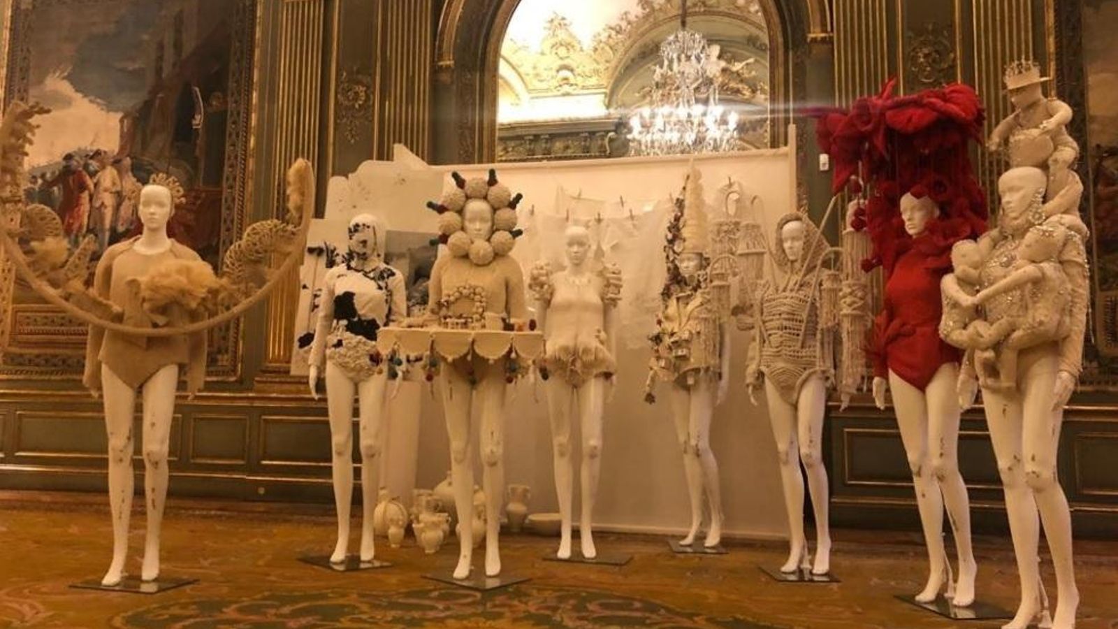 Obras presentadas en la Semana de la Moda de París.