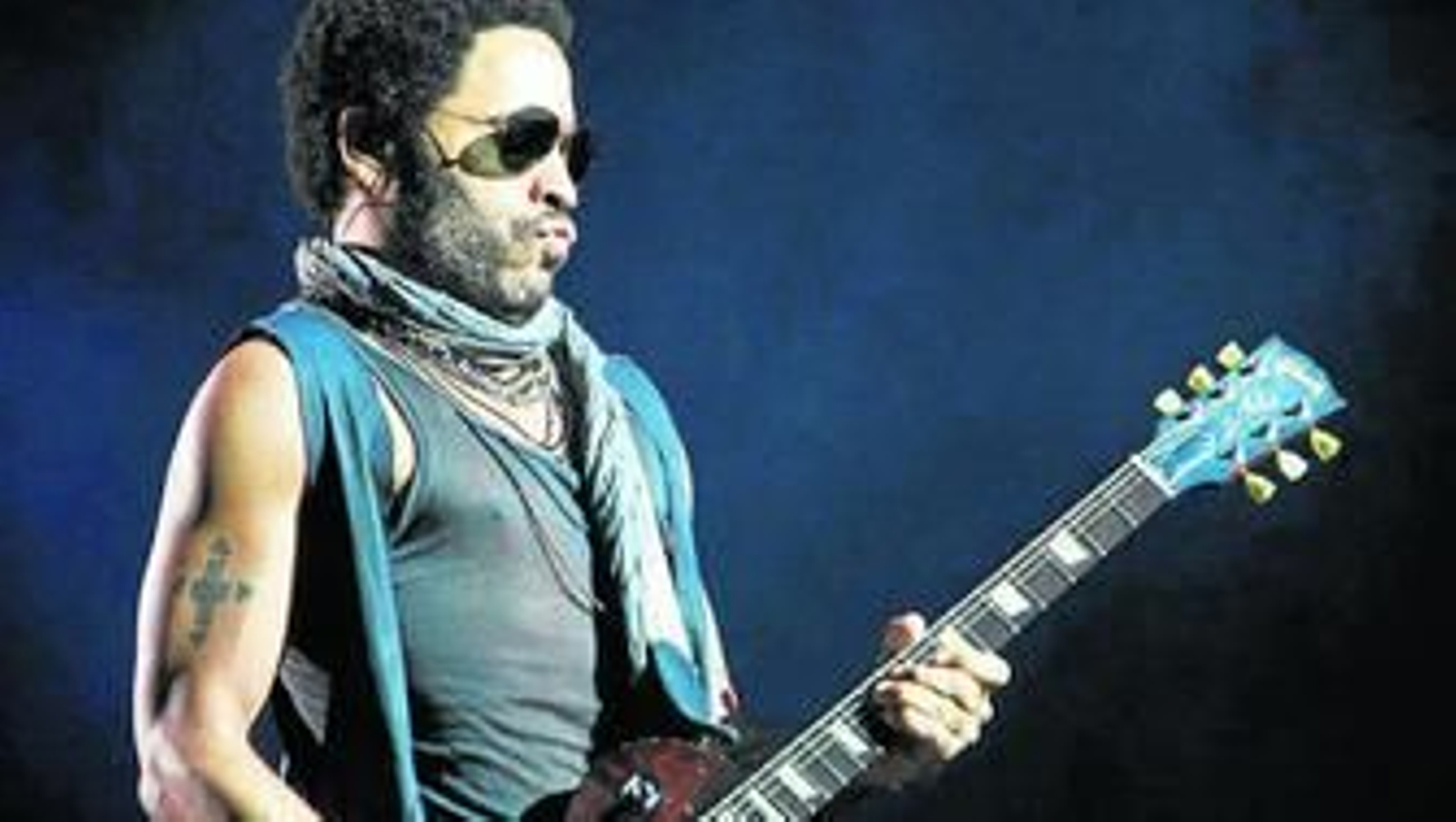 Lenny Kravitz, en el festival de hace cuatro años.