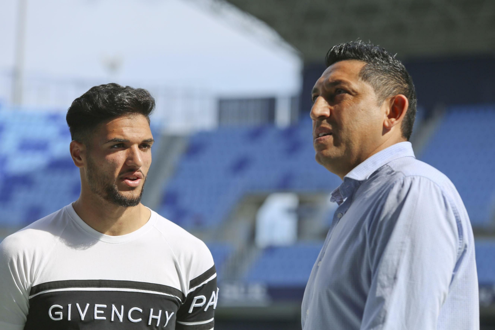 Las fotos de la entrevista a Antoñín y Basti.