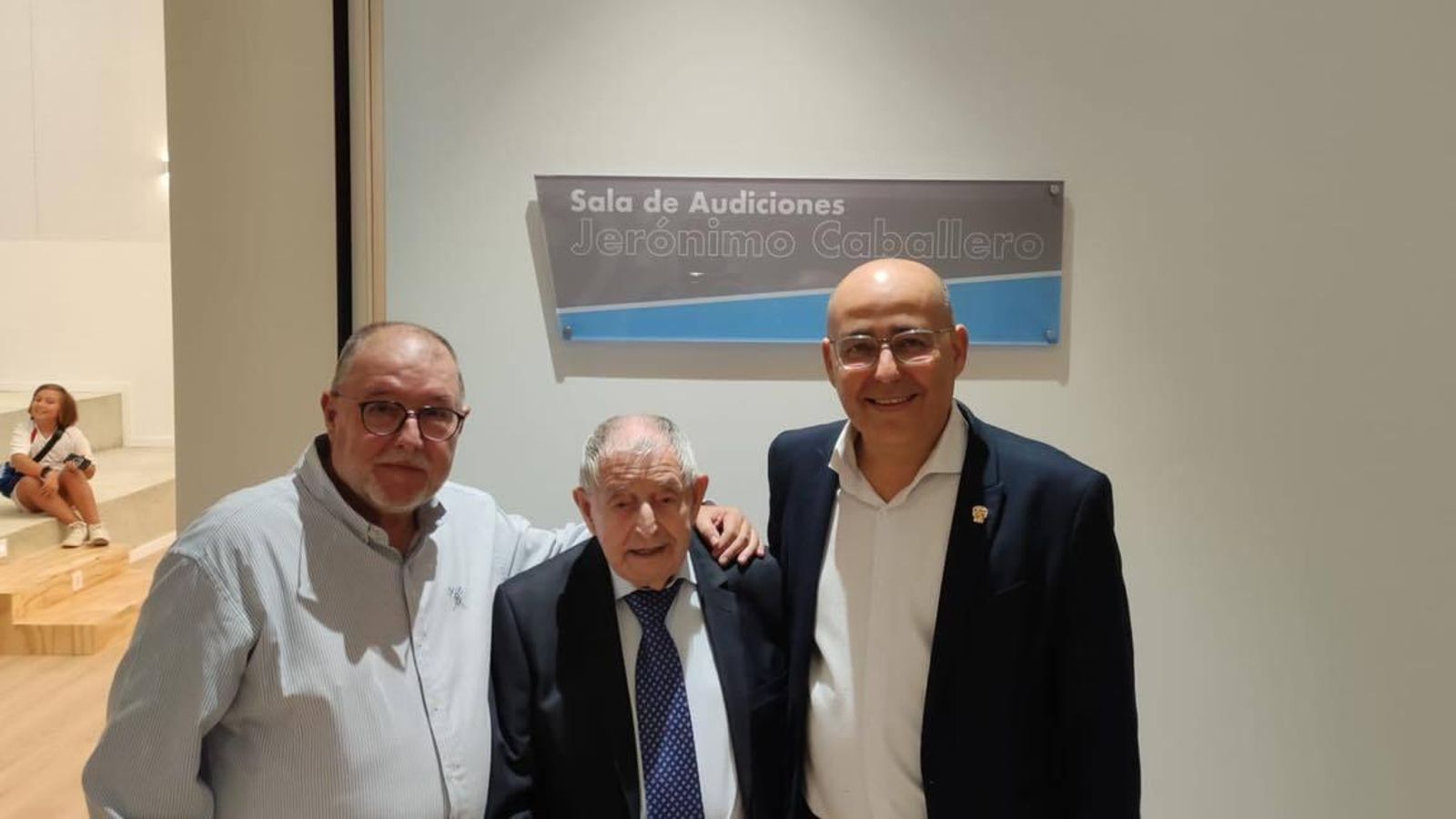 El que fuera director de la banda municipal de música, Jerónimo Caballero.