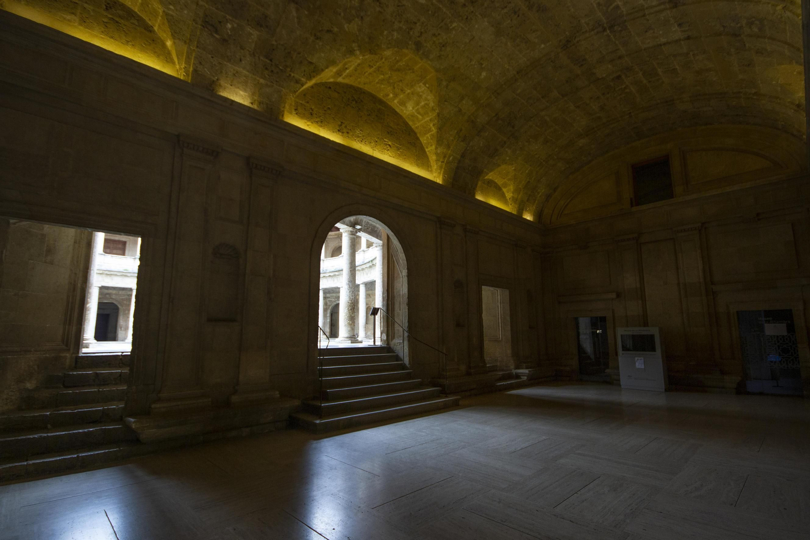 Las fotos de la Alhambra cerrada en el Día de los Monumentos