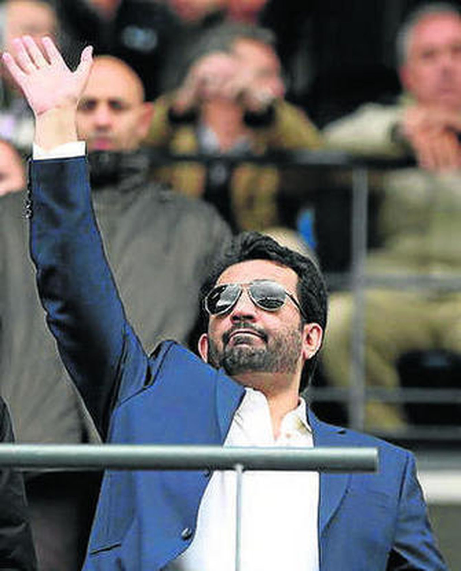 Al Thani, en el palco.